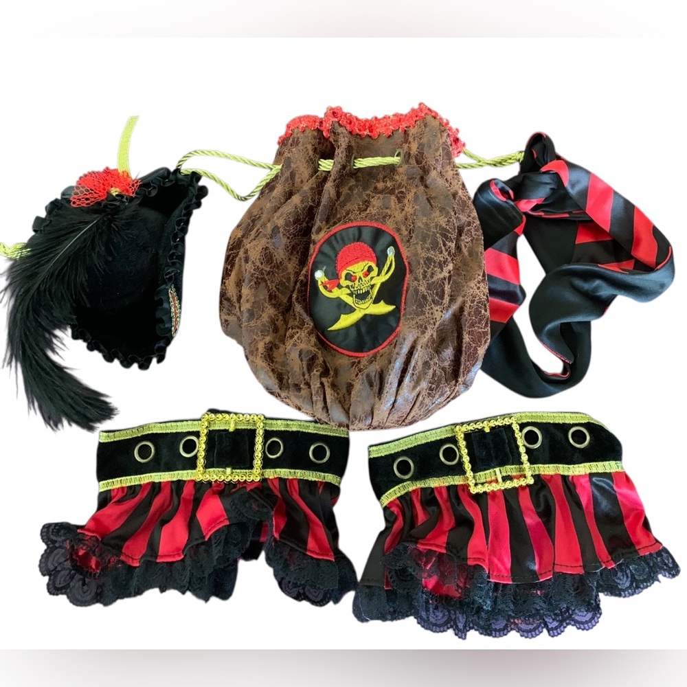 7 pc Pirate Costume Accessories (see all pics)
